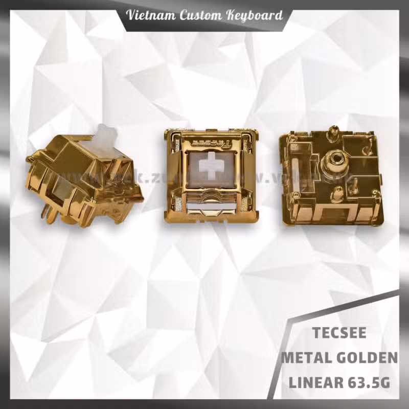 Tecsee Metal Coated Golden