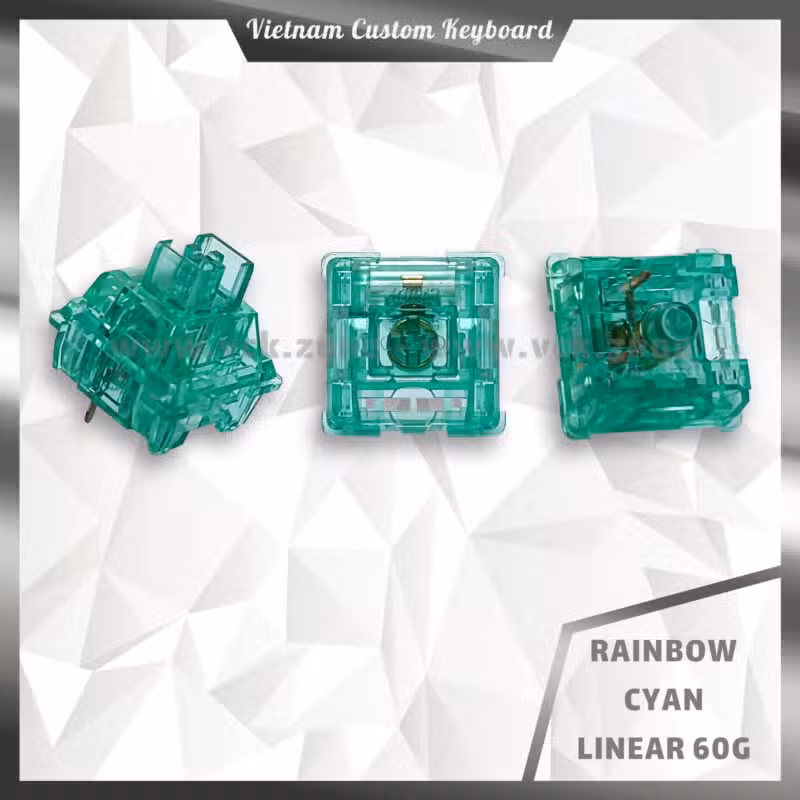 Candy Rainbow Cyan