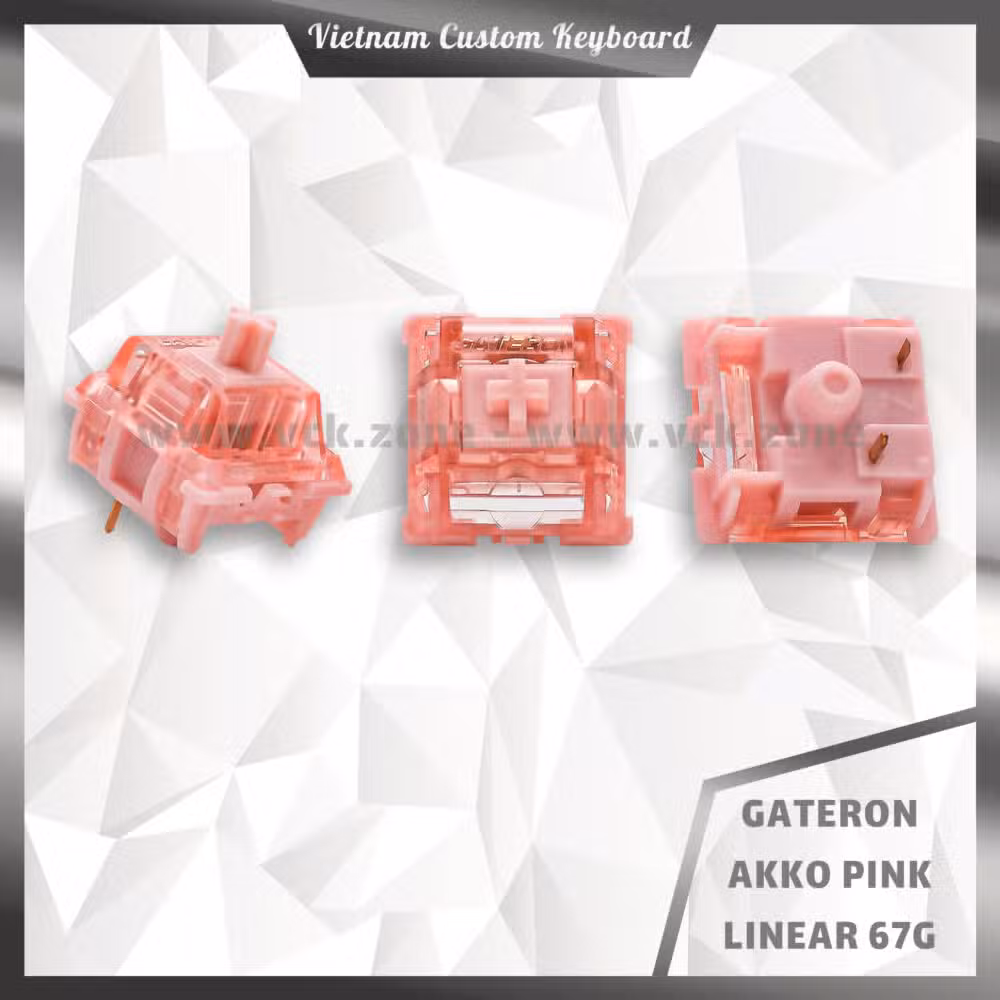 Akko x Gateron Pink
