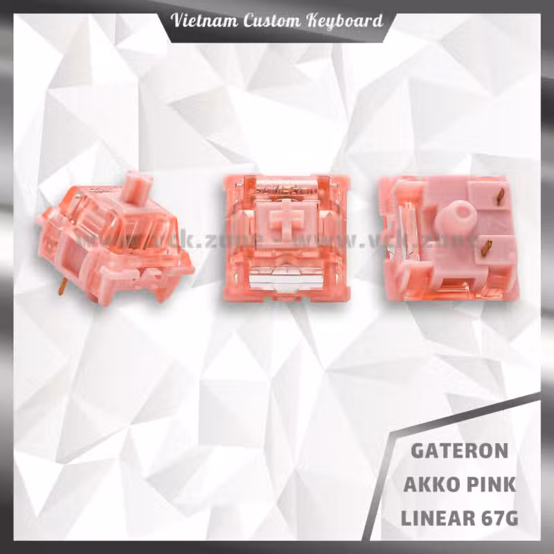 Akko x Gateron Pink