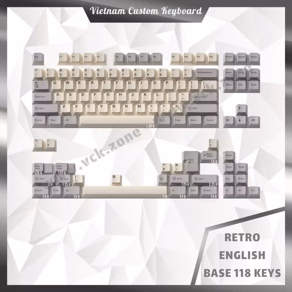 Keycap Desert Retro 152 Keys