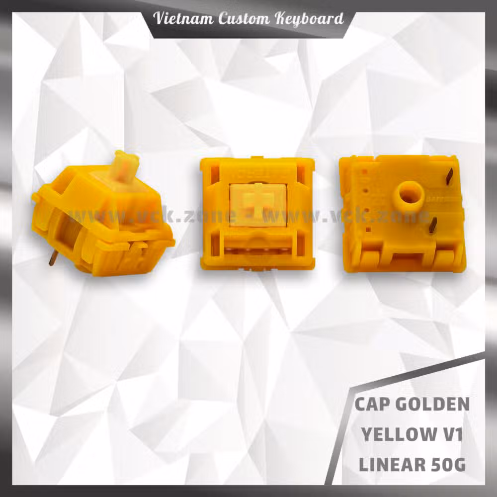 Gateron Cap Golden Yellow V1