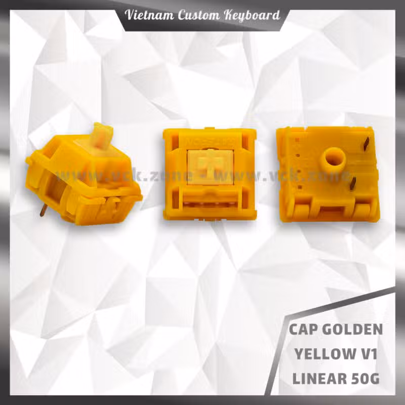 Gateron Cap Golden Yellow V1