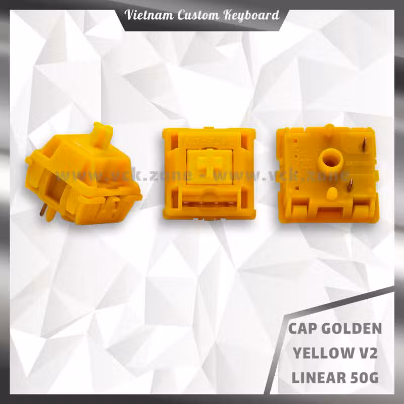 Gateron Cap Golden Yellow V2