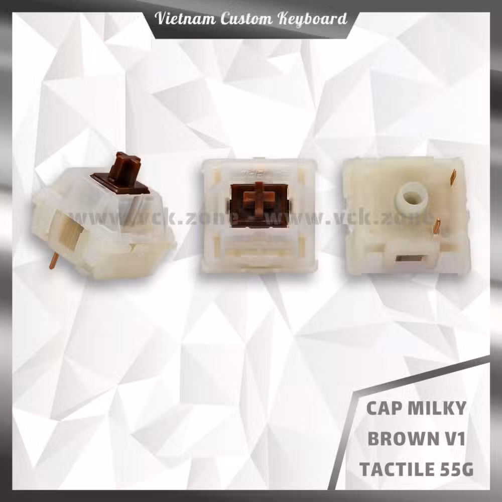 Gateron Cap Milky Brown V1