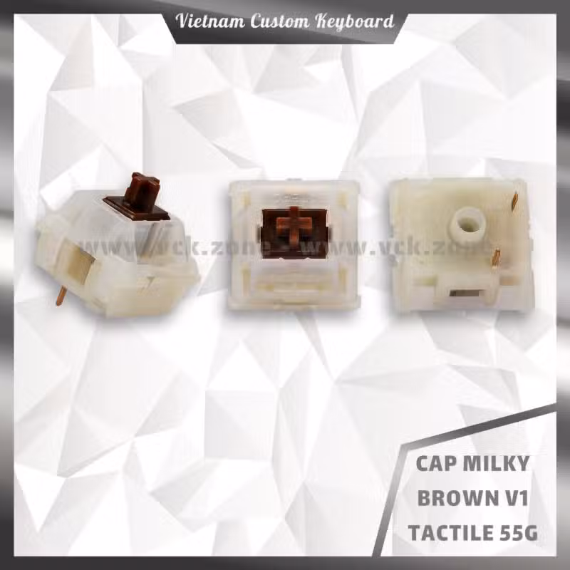 Gateron Cap Milky Brown V1
