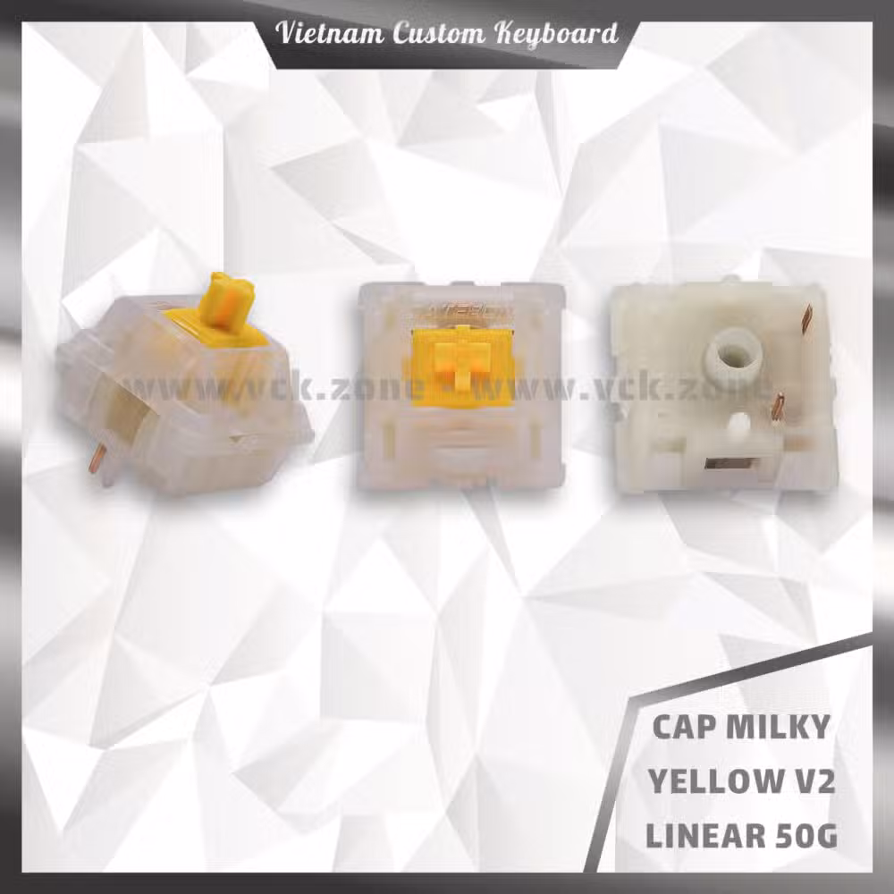 Gateron Cap Milky Yellow V2