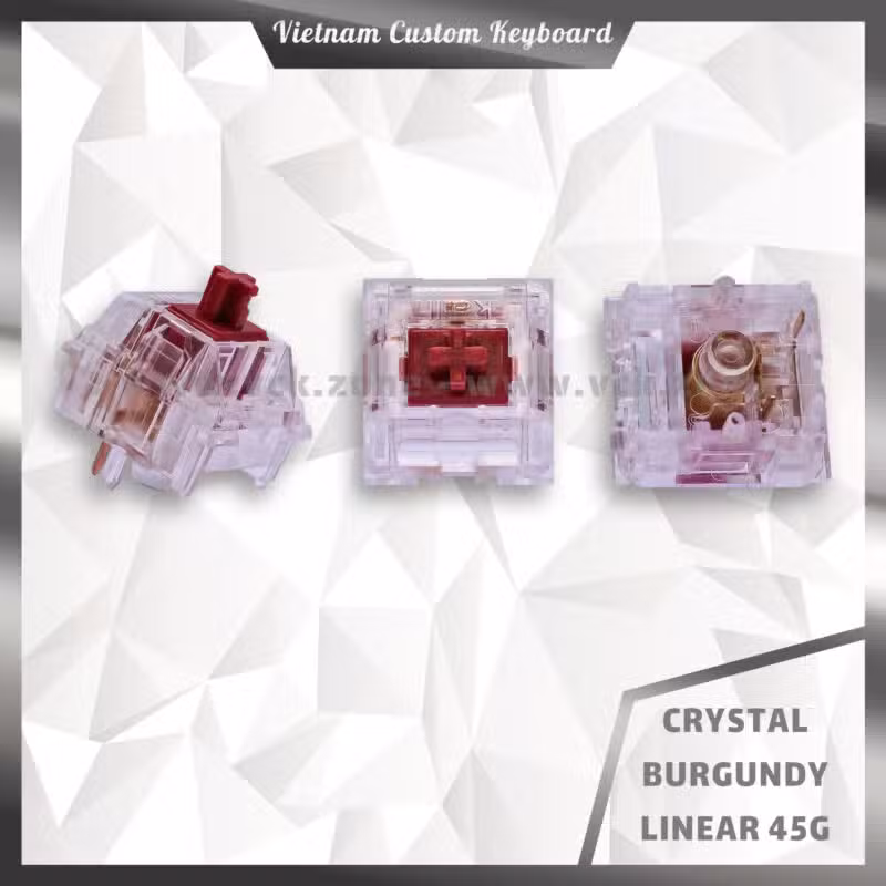 Kailh Crystal Burgundy