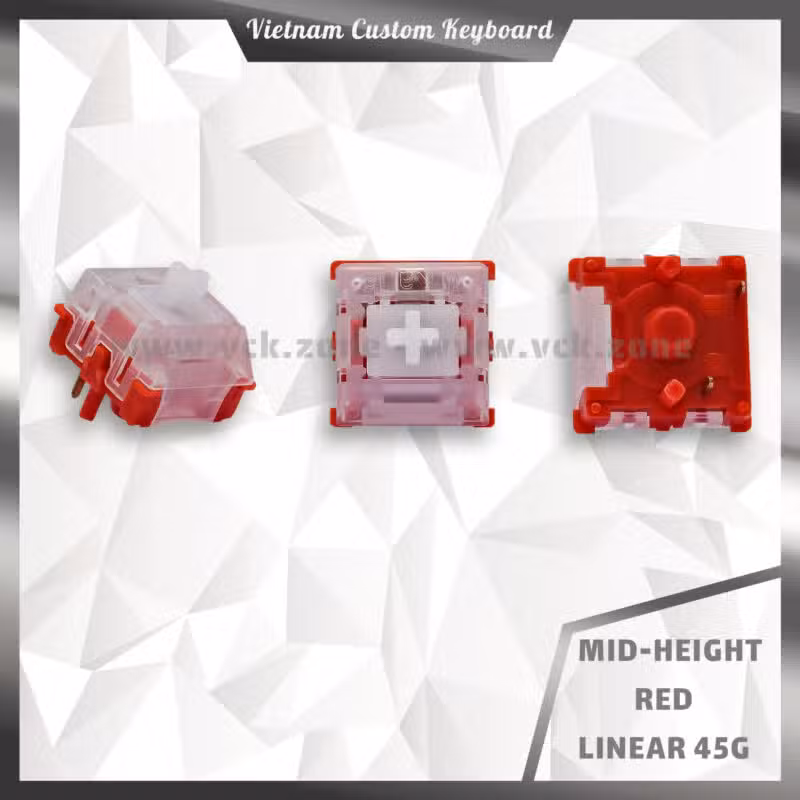 Kailh Mid-Height Red